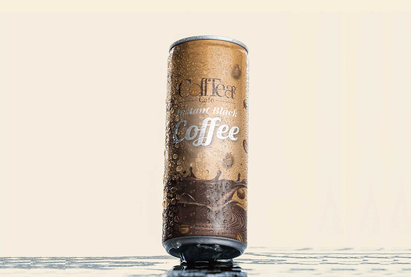 CoffTea Instant Black Coffee Can