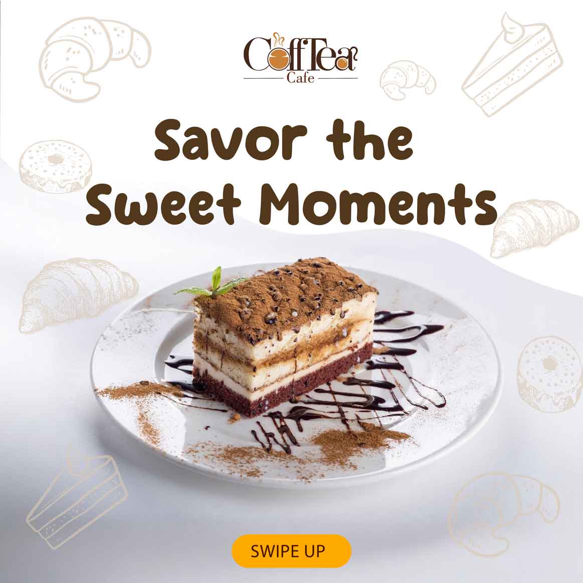 CoffTea Cake Slice Photography