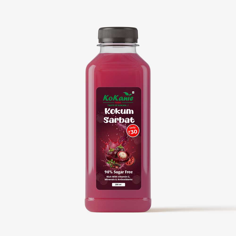Kokanie Kokum Sarbat bottle