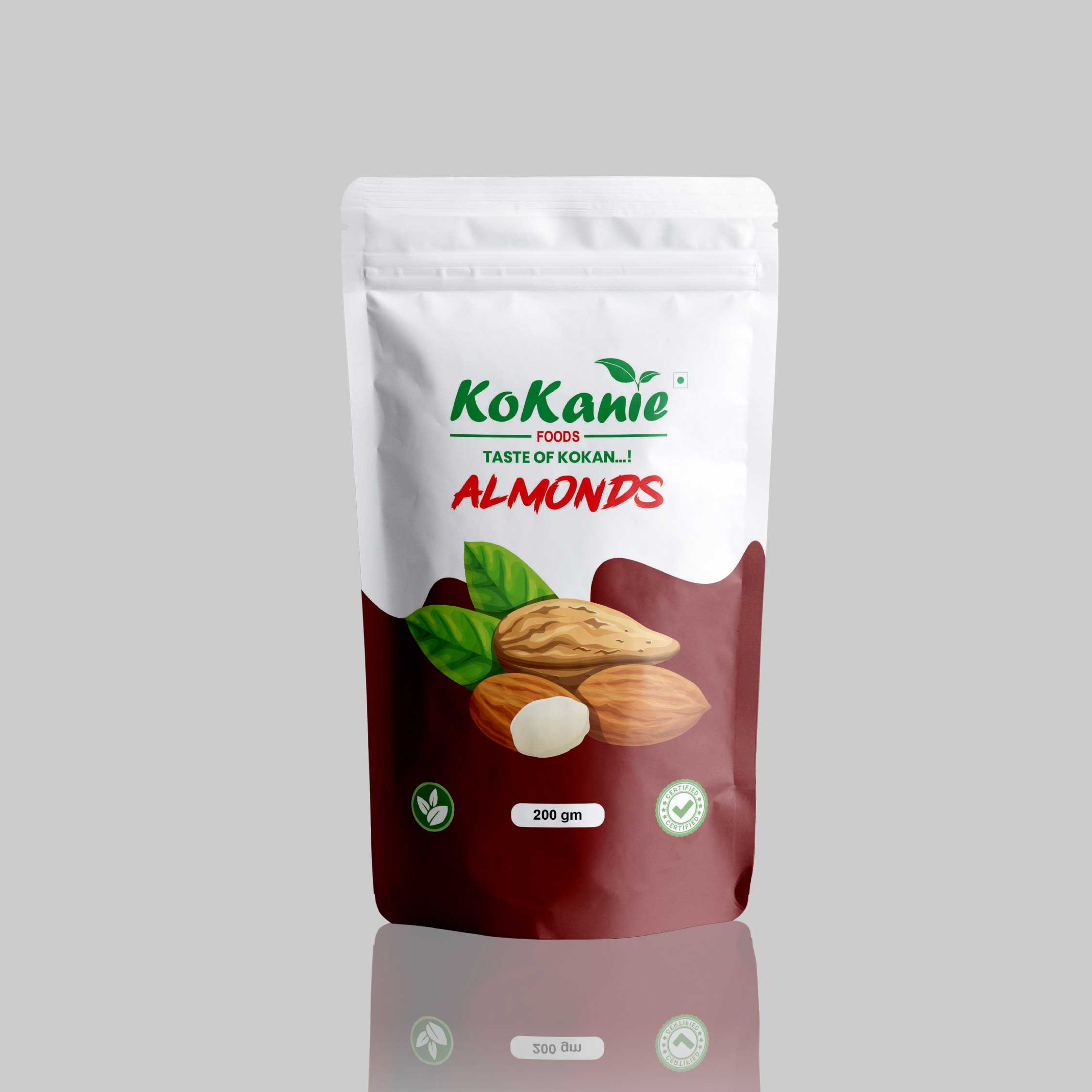 Kokanie almonds pouch